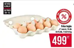 Coop Friss tojás ajánlat
