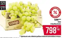 Coop szőlő ajánlat