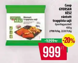 Coop Coop Gyorsan kész rántott trappista sajt ajánlat