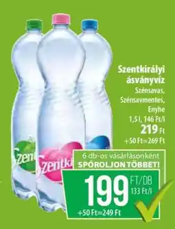 Coop SZENTKIRÁLYI Ásványvíz ajánlat
