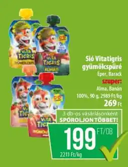 Coop Sió Vitatigris gyümölcspüré ajánlat