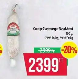 Coop Coop csemege szalámi ajánlat