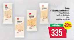 Coop Coop 8 tojásos száraztészta ajánlat