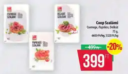 Coop Coop szalámi ajánlat
