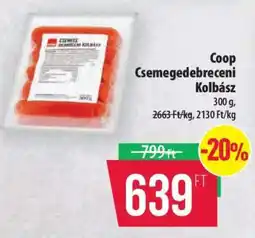 Coop Coop csemegedebreceni kolbász ajánlat