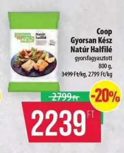 Coop Coop Gyorsan kész natúr halfilé ajánlat