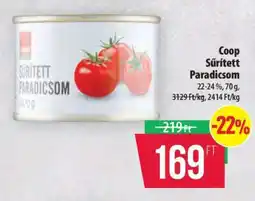 Coop Coop sűrített paradicsom ajánlat