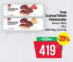 Coop Coop Zselével Töltött Piskótatallér ajánlat