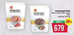 Coop Coop ropogós müzli ajánlat