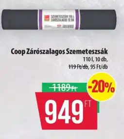 Coop Coop zárószalagos szemeteszsák ajánlat