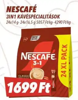 CBA Nescafe 3in1 kavespecialitasok ajánlat