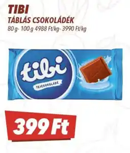 CBA Tibi táblás csokoládé ajánlat