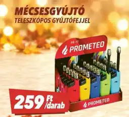CBA Prometeo mécsesgyűjtő teleszkópos gyújtófejjel ajánlat