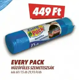 CBA Every Pack húzófűles szemeteszsák ajánlat