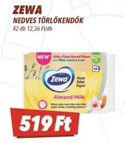 CBA Zewa nedves törölkendők ajánlat