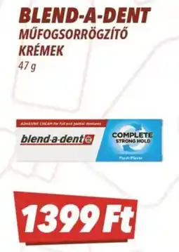 CBA Blend-a-dent műfogsorrögzítő krémek ajánlat