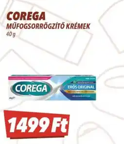 CBA Corega műfogsorrögzítő krémek ajánlat