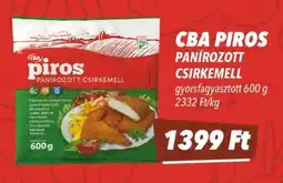 CBA Cba piros panírozott csirkemell ajánlat