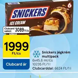 Tesco Snickers jégkrém ajánlat