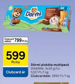Tesco Dörmi piszkóta ajánlat