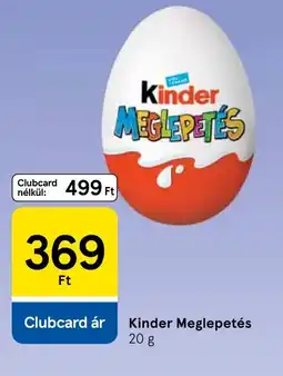Tesco Kinder Meglepetés ajánlat