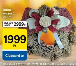 Tesco Toboz-koszorú ajánlat
