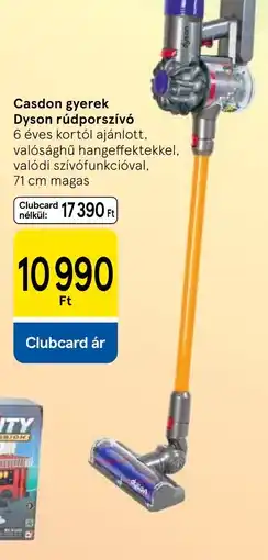 Tesco Dyson rúdporszívó ajánlat