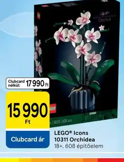 Tesco lego icons orchidea ajánlat