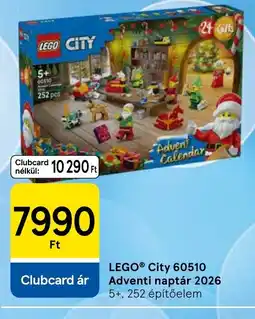 Tesco lego city adventi naptár 2026 ajánlat
