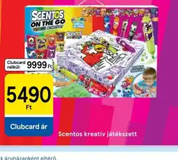 Tesco Scentos kreatív játékszett ajánlat
