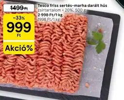 Tesco Tesco sertés-marha darált hús ajánlat