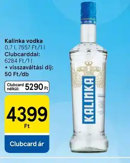 Tesco Kalinka vodka ajánlat