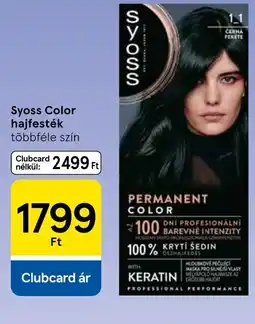 Tesco Syoss Color hajfesték ajánlat