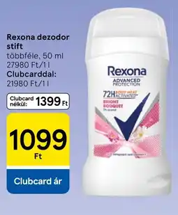 Tesco Rexona deodor stift ajánlat