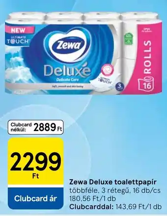 Zewa deluxe toalettpapír