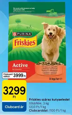 Tesco Friskies száraz kutyaeledel ajánlat