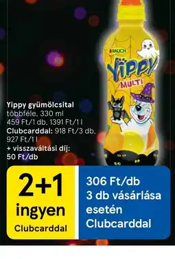 Tesco Yippy gyümölcsital ajánlat