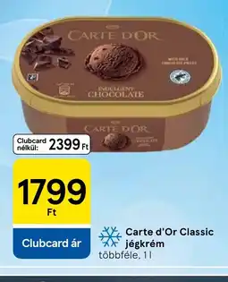 Tesco Carte d'Or jégkrém ajánlat