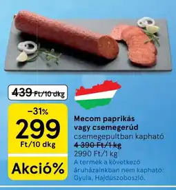 Tesco Mecom paprikás csemege ajánlat