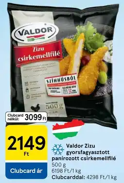Tesco Valdor csirkemellfíle ajánlat