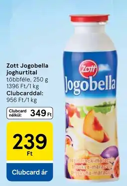Tesco Zott joghurtital ajánlat