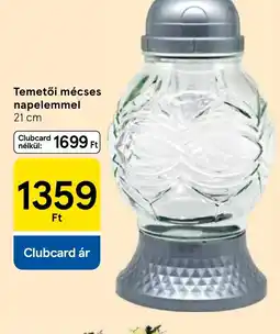 Tesco Temetői mécses napelemmel ajánlat