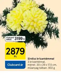 Tesco Sírdísz krizantém ajánlat