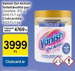 Tesco Vanish oxi action ajánlat
