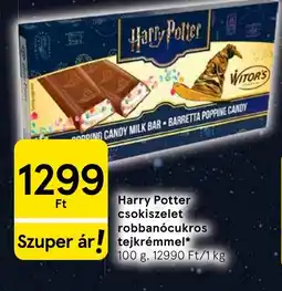 Tesco Witor's harry potter csokiszelet ajánlat