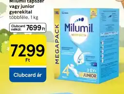 Tesco Milumil tápszer ajánlat