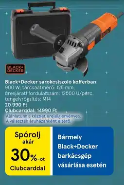 Tesco Black+Decker sarokcsiszoló ajánlat