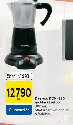 Tesco Daewoo mokka kávéfőző ajánlat