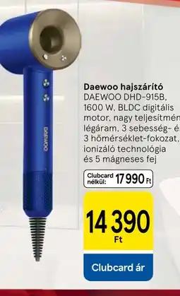 Tesco Daewoo hajszárító DAEWOO DHD-915B ajánlat