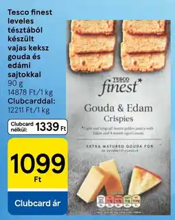 Tesco Tesco finest sajtos keksz ajánlat